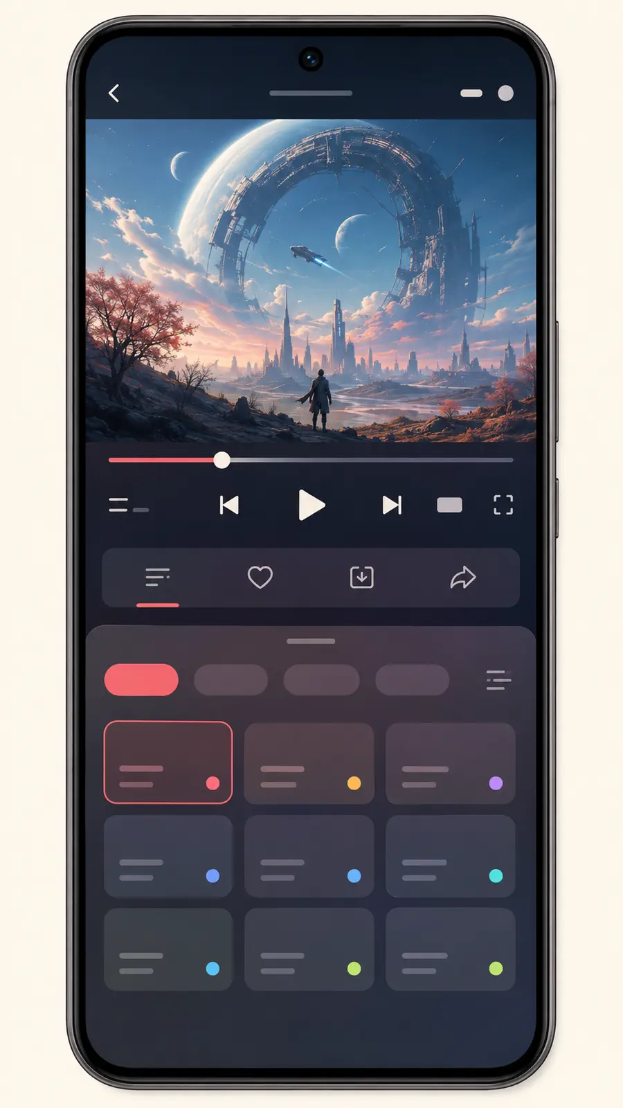 APP 详情页界面